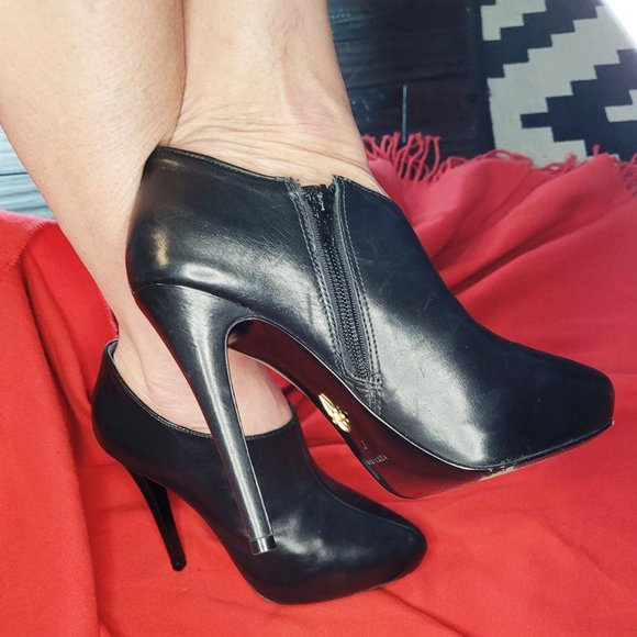 Leather bootie- Pour La Victoire, Vero Cuoio, 4.5 - Picture 1 of 11